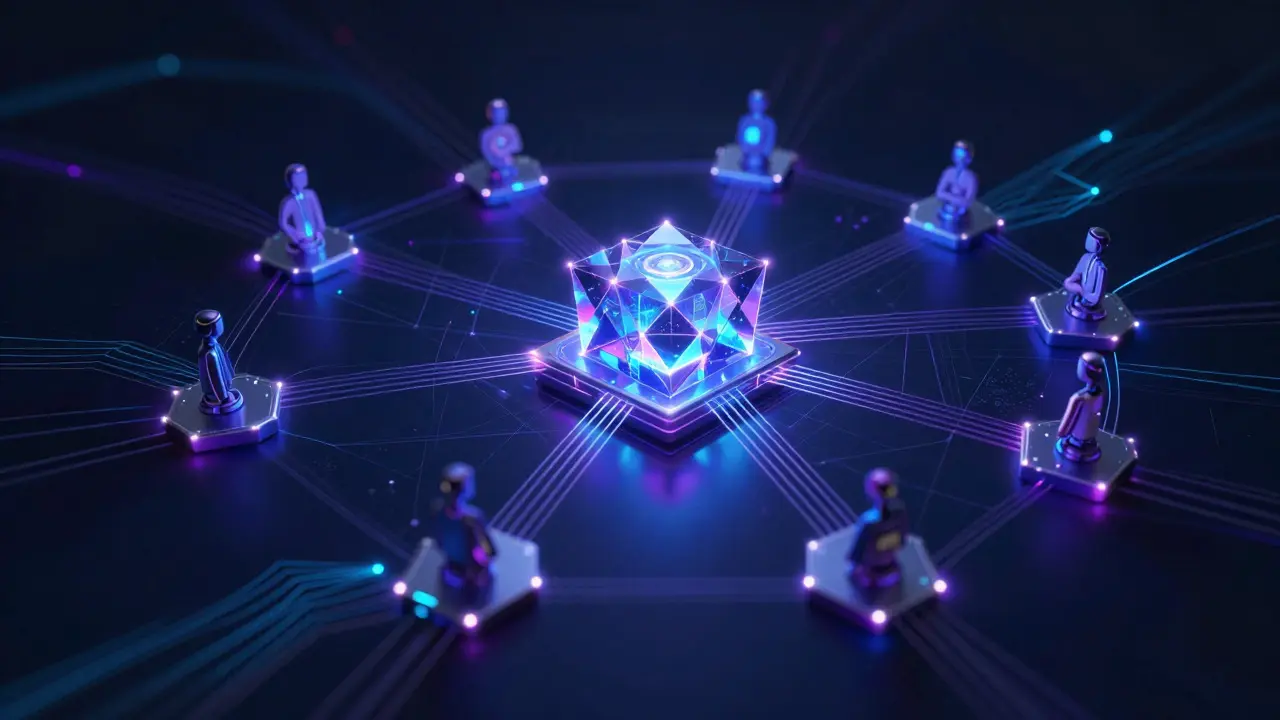 Abstract network of autonomous AI agents and connected edge devices